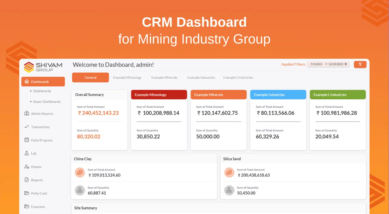 crm dashboard