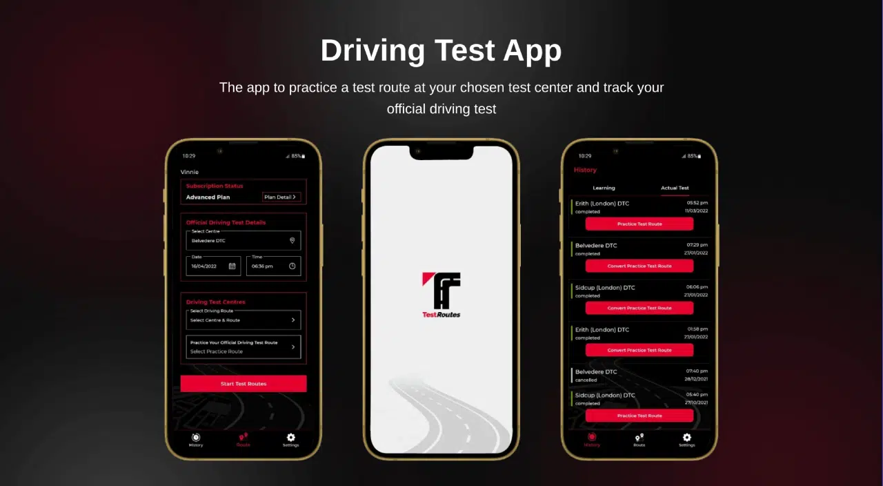 new test route