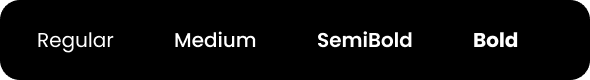 font weight