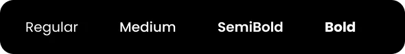 font weight