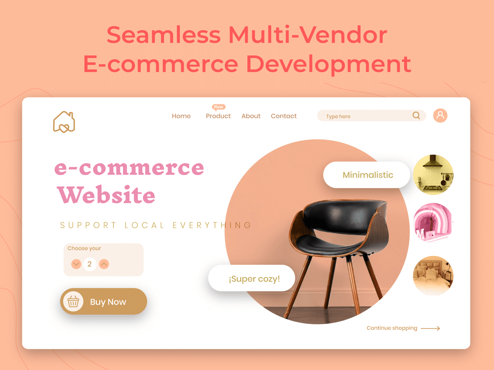 Seamless Multi-Vendor E-commerce Development