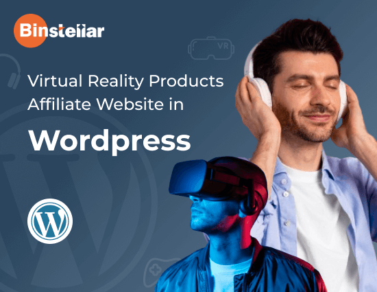 Virtual Reality Products Affiliate Website