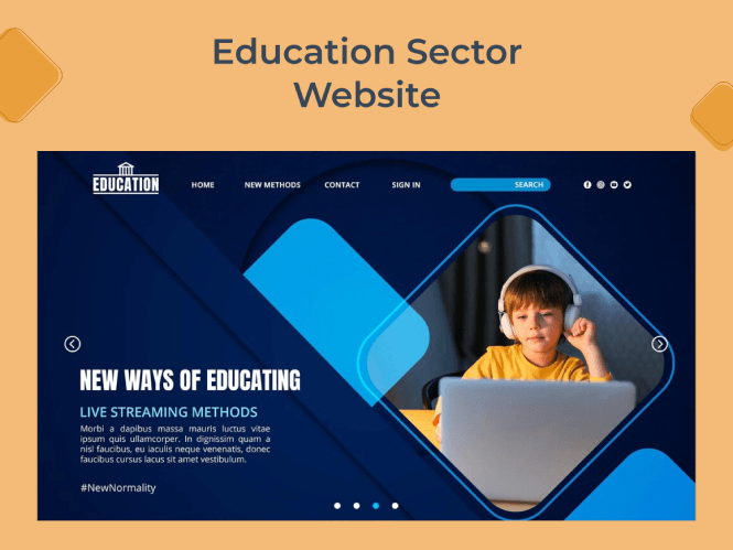 Education Sector Website Enhancement