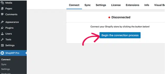 Connect Shopify to WordPress: