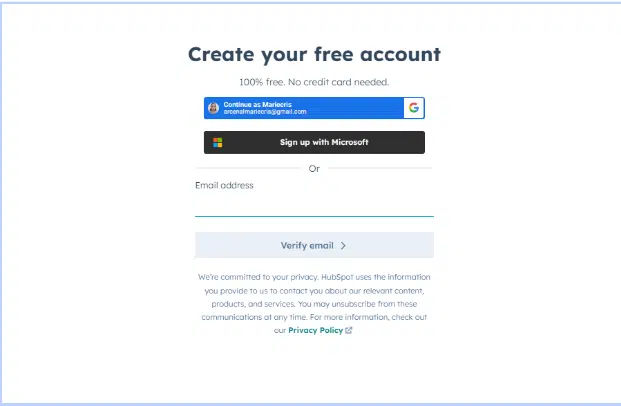 Set-Up-HubSpot-Account