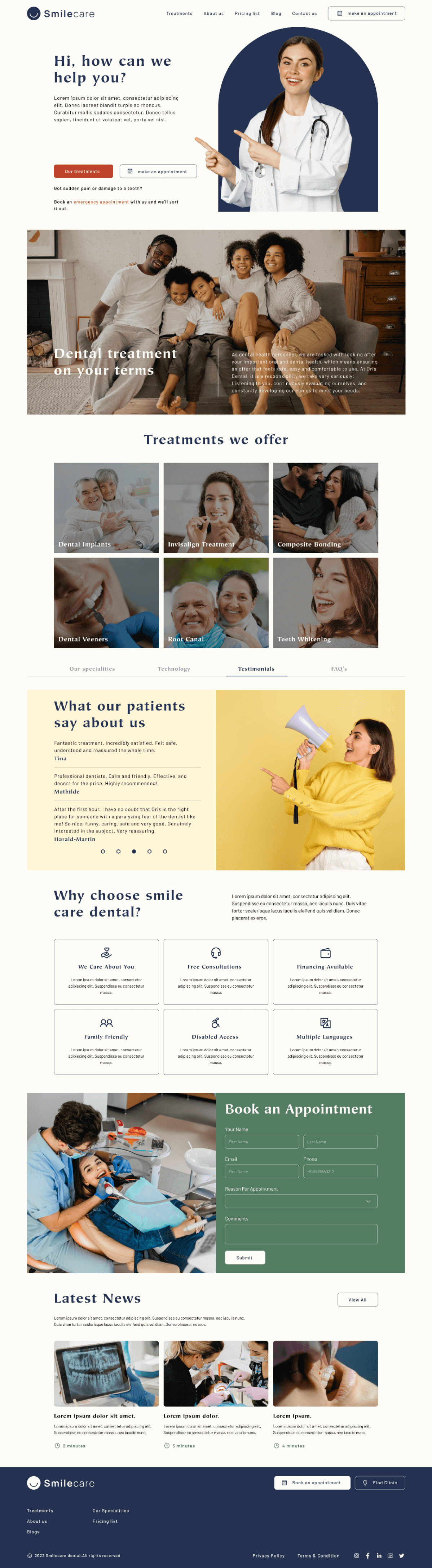 smile care page