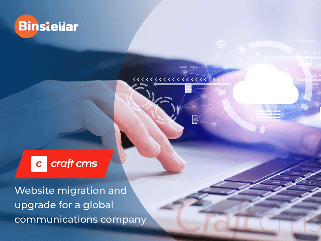 Website migration and upgrade for a global communications company