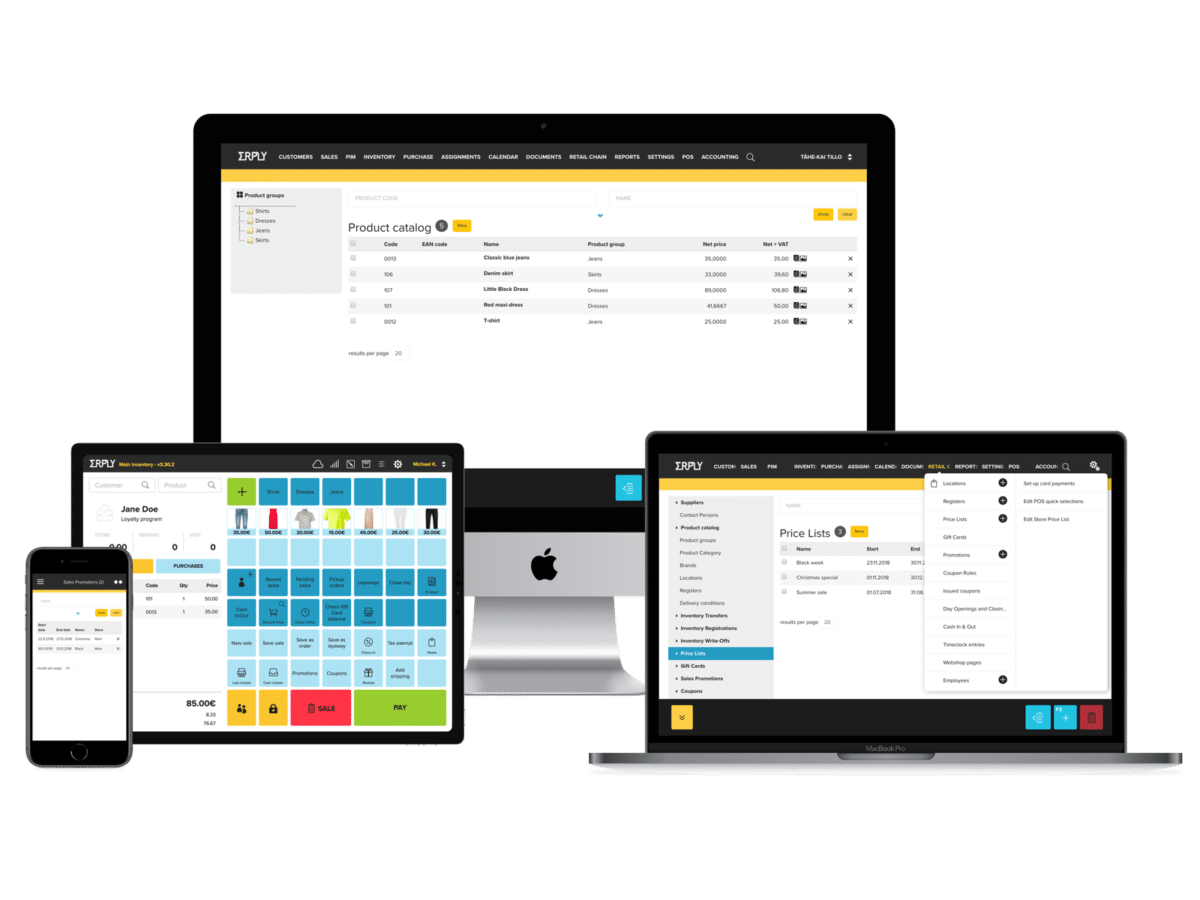 Erply POS for Shopify on PC