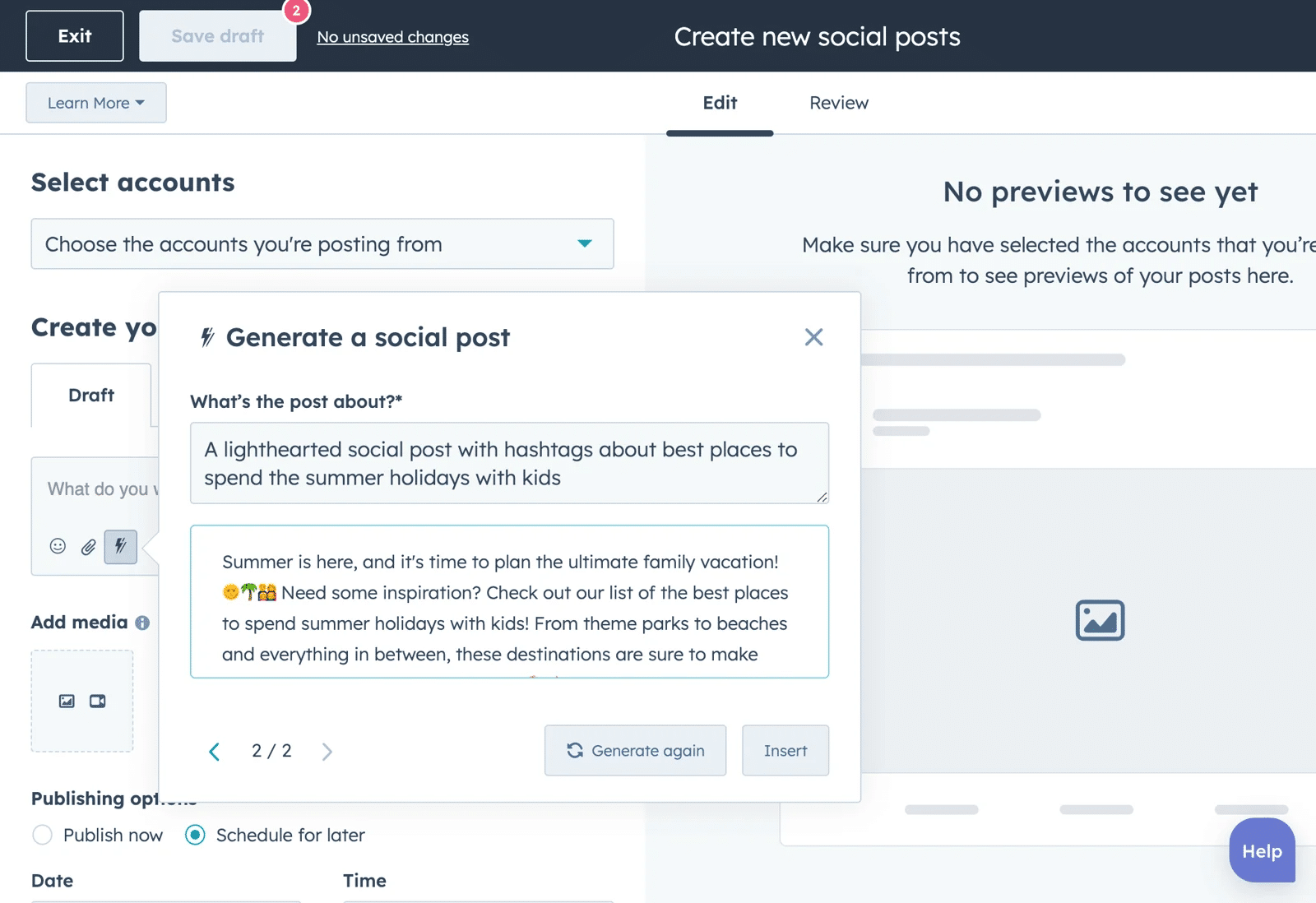 Social Post Generator